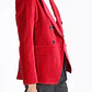 CHAQUETA BLAZER CRUCE DOBLE BOTON FANTASIA TERCIOPELO ROJO (TALLA 38) - Miniatura 6