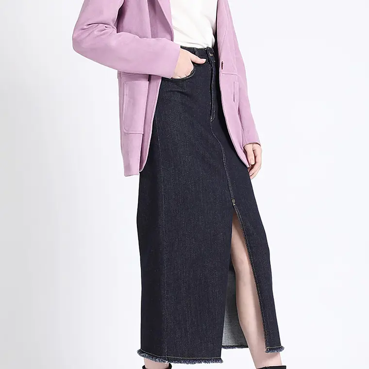 CHAQUETA BLAZER BASICO SUEDE COLOR LILA (TALLAS M y L) 3