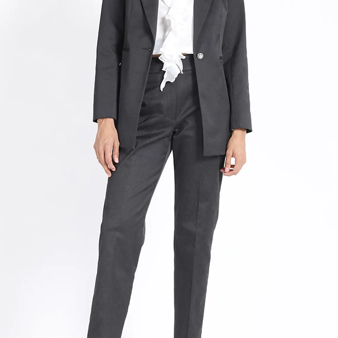 CHAQUETA BLAZER 1 BOTON BARROCO NEGRO (TALLAS 36 y 38) 2