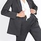 CHAQUETA BLAZER 1 BOTON BARROCO NEGRO (TALLAS 36 y 38) - Miniatura 3