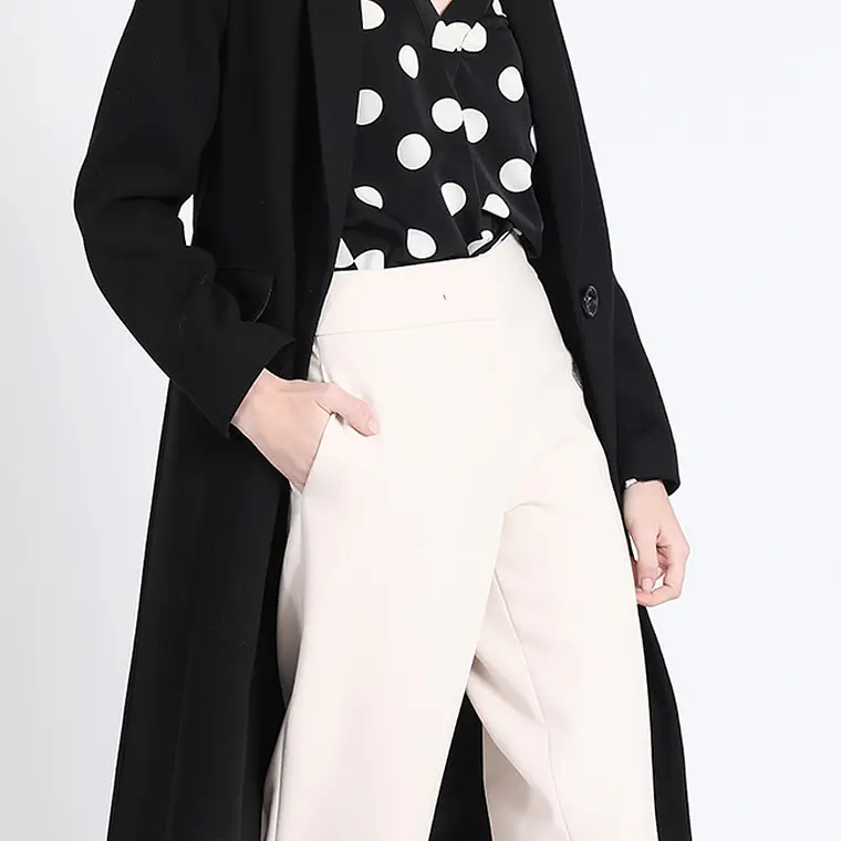 ABRIGO BASICO UN BOTON MUFLON NEGRO (TALLAS 48 y 50) 2