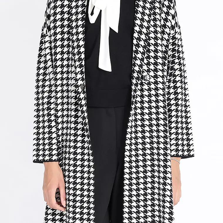 TEJIDO TAPADO SOLAPA FANTASIA PIED DE POULE NEGRO (TALLAS M y L) 3