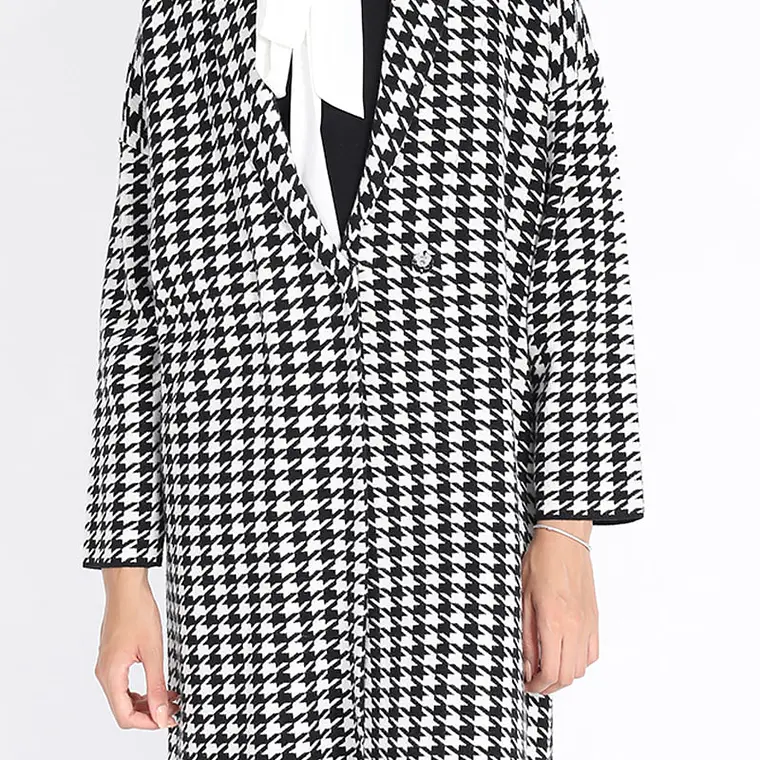 TEJIDO TAPADO SOLAPA FANTASIA PIED DE POULE NEGRO (TALLAS M y L) 4