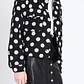 CHAQUETA NEGRA CORTA CON BOTONES FANTASIA PUNTOS (TALLAS M y L) - Miniatura 5