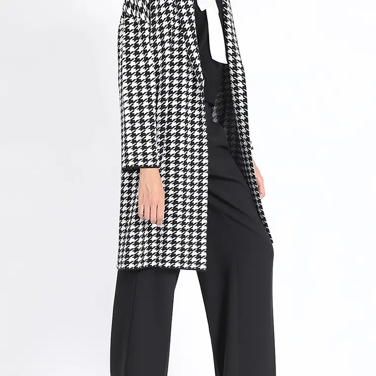 TEJIDO TAPADO SOLAPA FANTASIA PIED DE POULE NEGRO (TALLAS M y L) 8