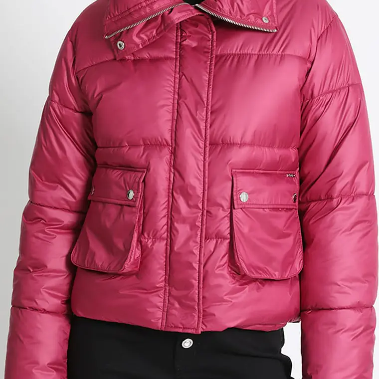 PARKA RECTA CORTA FRESA (TALLA M) 1