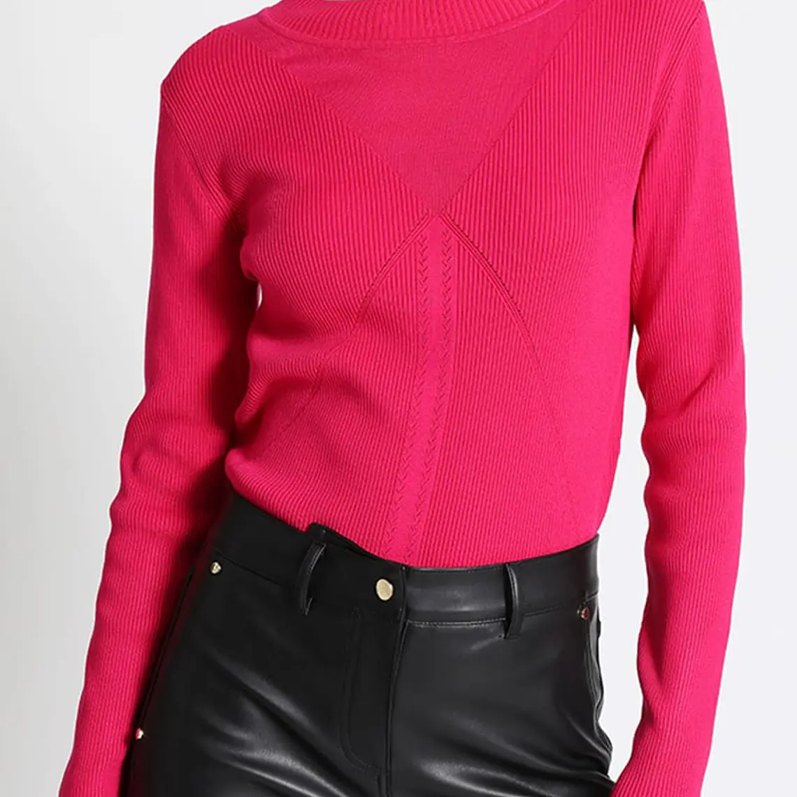 JERSEY TEJIDO FUCSIA (TALLA XL) 1