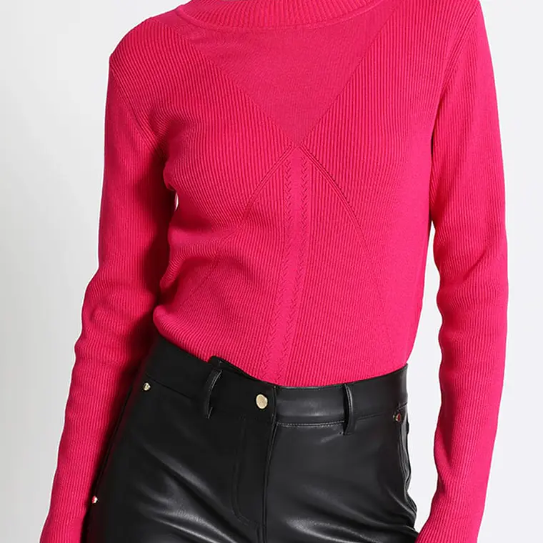 JERSEY TEJIDO FUCSIA (TALLA XL) 1