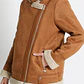 CHAQUETA AVIADOR DOBLE FAZ CAMEL CUELLO SPORT (TALLA L) - Miniatura 4
