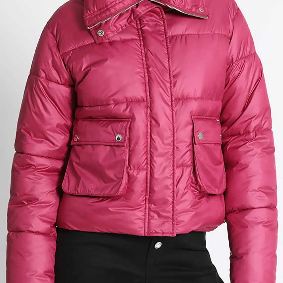 PARKA RECTA CORTA FRESA (TALLA M) 3