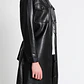 SOBRECAMISA Y VESTIDO LARGO EFECTO CUERO NEGRO (TALLAS L Y XL) - Miniatura 4