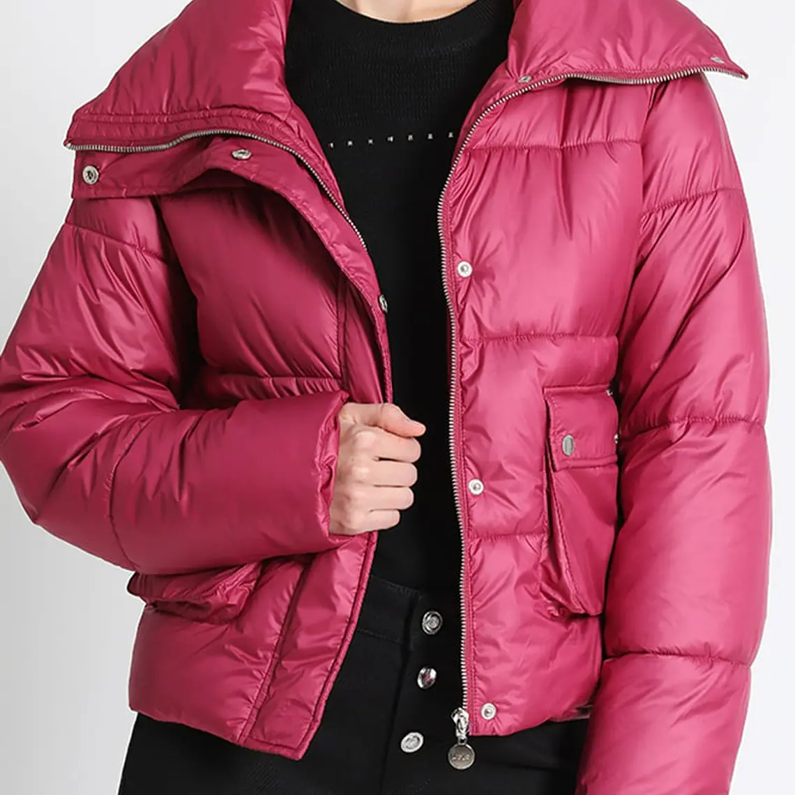 PARKA RECTA CORTA FRESA (TALLA M) 6
