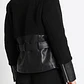 CHAQUETA BIKER MIX EFECTO PIEL Y CUERO  NEGRO (TALLA XL) - Miniatura 4