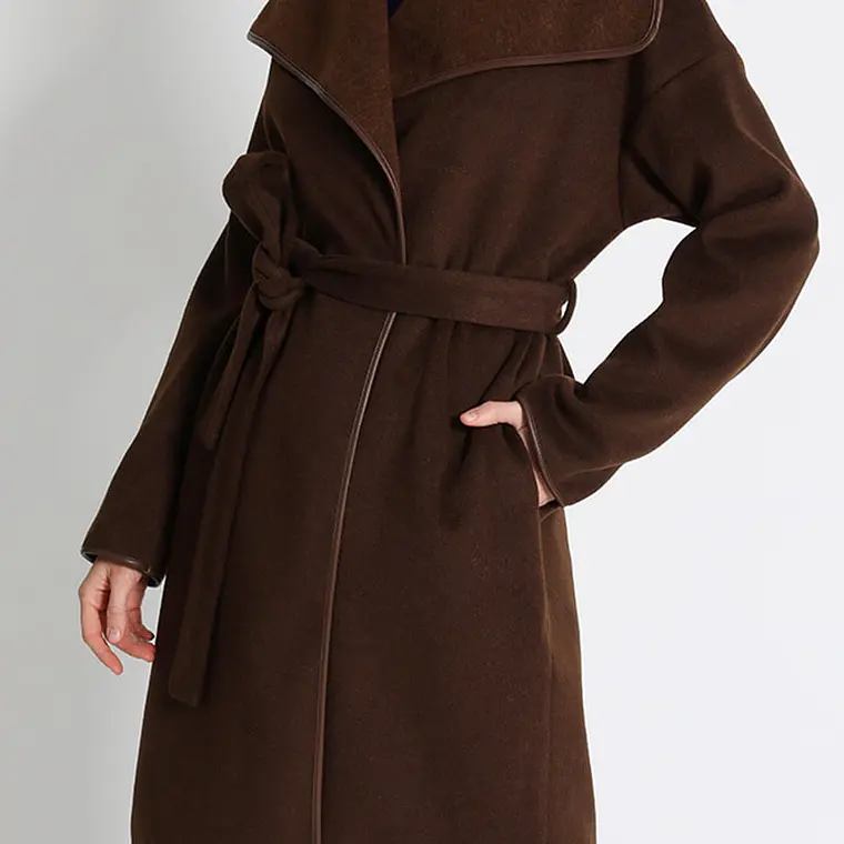 TAPADO LARGO MUFLÓN MELANGE CHOCOLATE (TALLAS M y L) 2