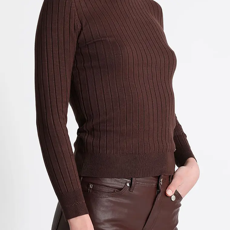 JERSEY TEJIDO CUELLO ALTO  DETALLES LUREX (TALLA S) 3