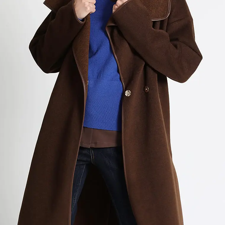 TAPADO LARGO MUFLÓN MELANGE CHOCOLATE (TALLAS M y L) 5