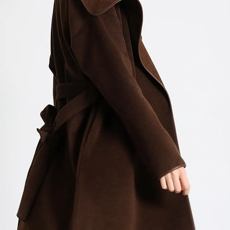 TAPADO LARGO MUFLÓN MELANGE CHOCOLATE (TALLAS M y L) 6