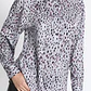 BLUSA CAMISERA SATÍN ESTAMPADO NEGRO FONDO GRIS (TALLA L) - Miniatura 5