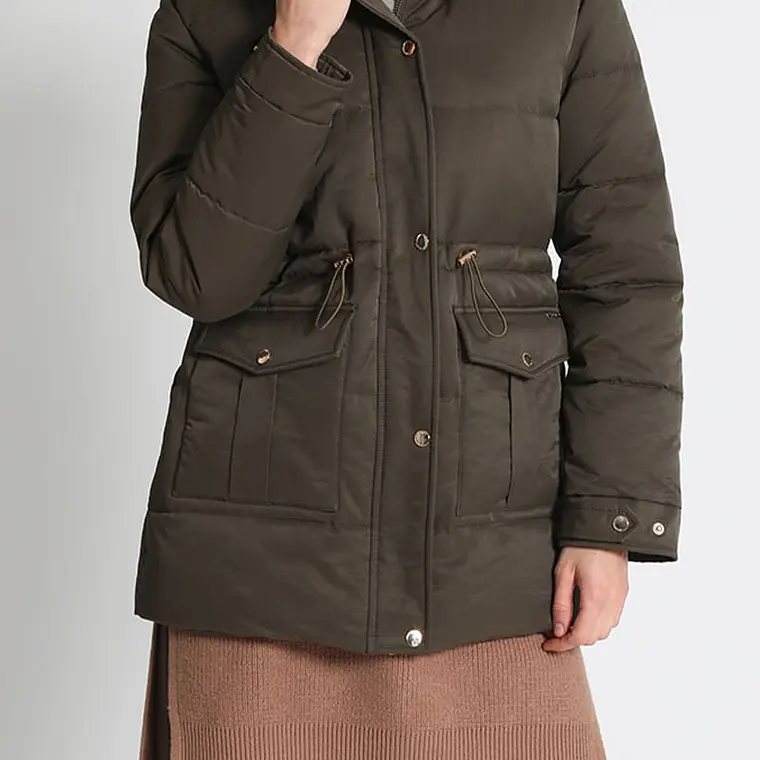 PARKA CON CAPUCHÓN Y RODÓN DE PIEL MILITAR (TALLAS S a L) 1