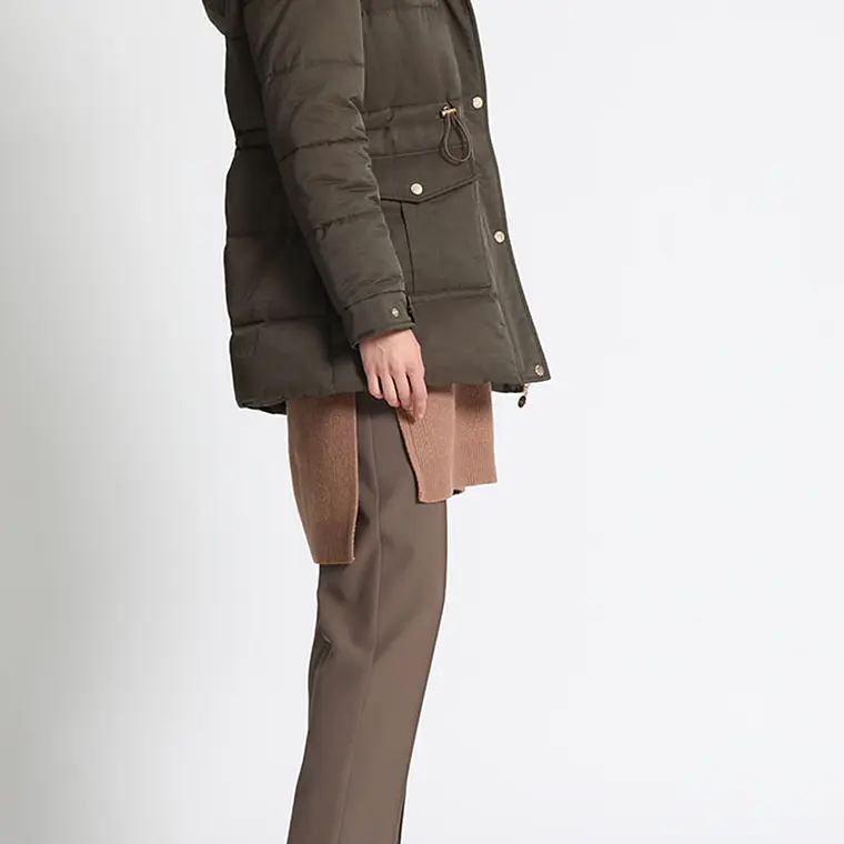 PARKA CON CAPUCHÓN Y RODÓN DE PIEL MILITAR (TALLAS S a L) 3