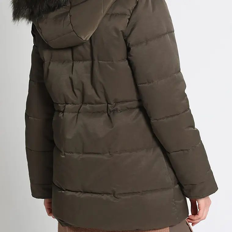 PARKA CON CAPUCHÓN Y RODÓN DE PIEL MILITAR (TALLAS S a L) 5