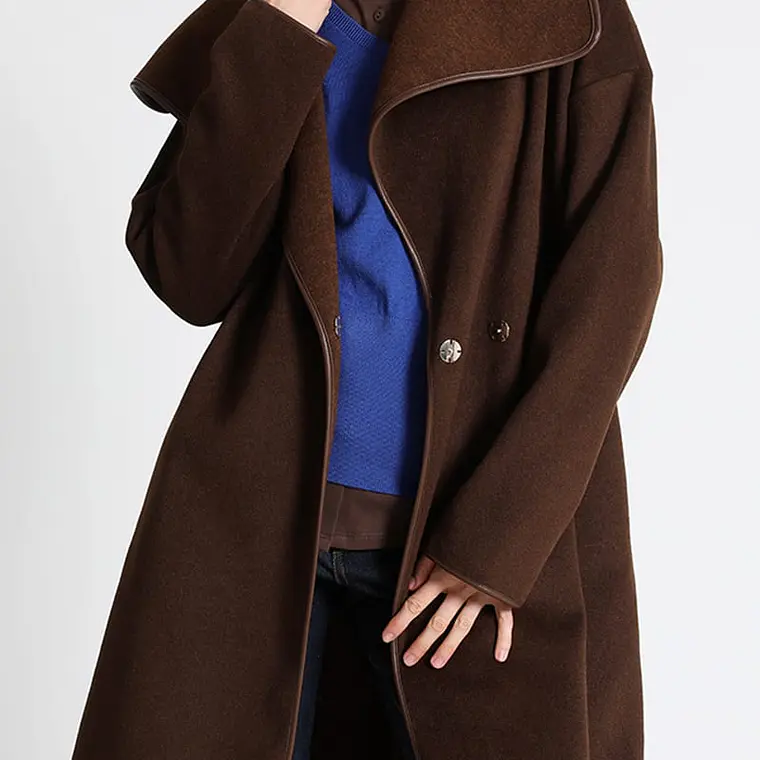 TAPADO LARGO MUFLÓN MELANGE CHOCOLATE (TALLAS M y L) 7