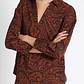 BLUSA ESTAMPADO PAISLEY NARANJO (TALLA L) - Miniatura 5