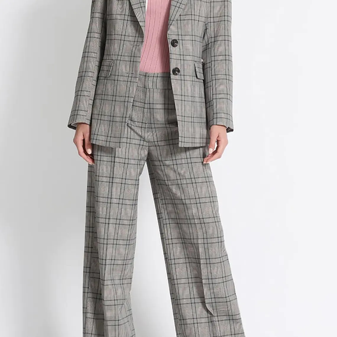 BLAZER ENTALLADO CUADRILLE, AZUL (TALLA 44) 3