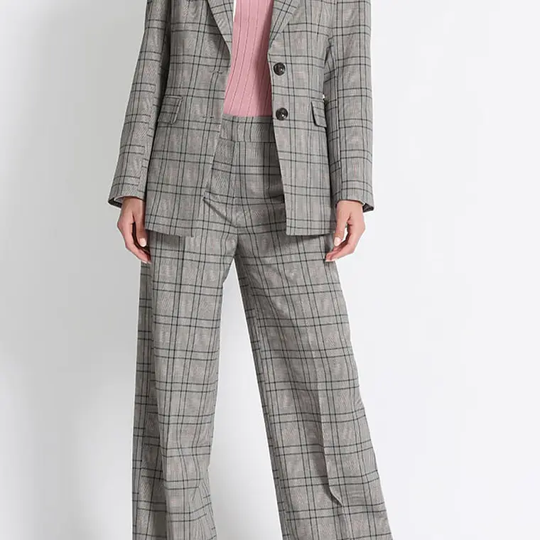 BLAZER ENTALLADO CUADRILLE, AZUL (TALLA 44) 3