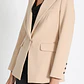 BLAZER LARGO ENTALLADO BEIGE (TALLA 42) - Miniatura 2