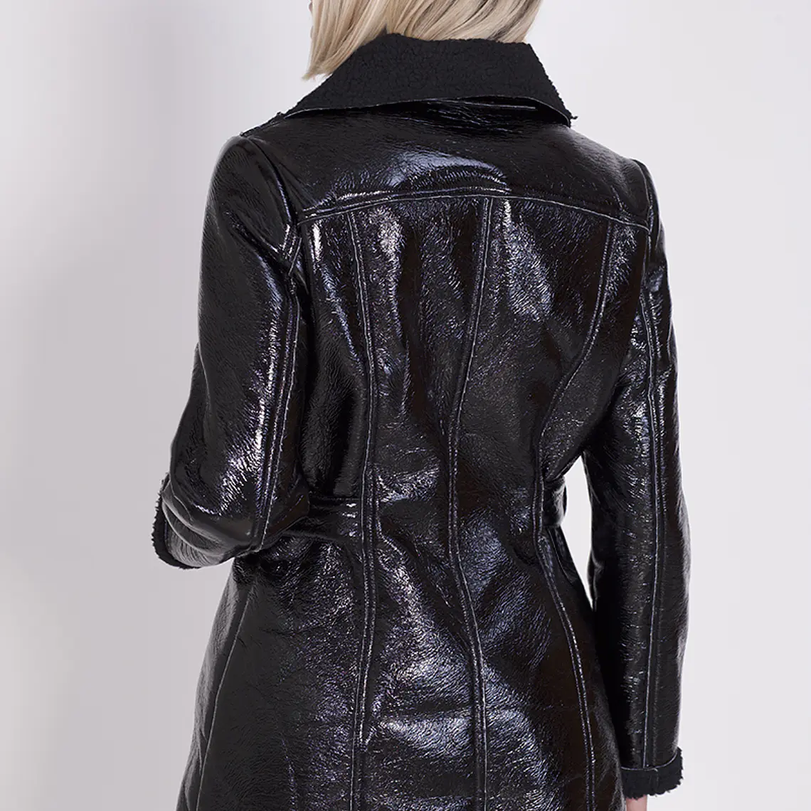 CHAQUETON CHAROL PIEL NEGRO (TALLAS S a L) 4