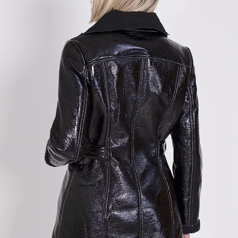 CHAQUETON CHAROL PIEL NEGRO (TALLAS S a L) 4