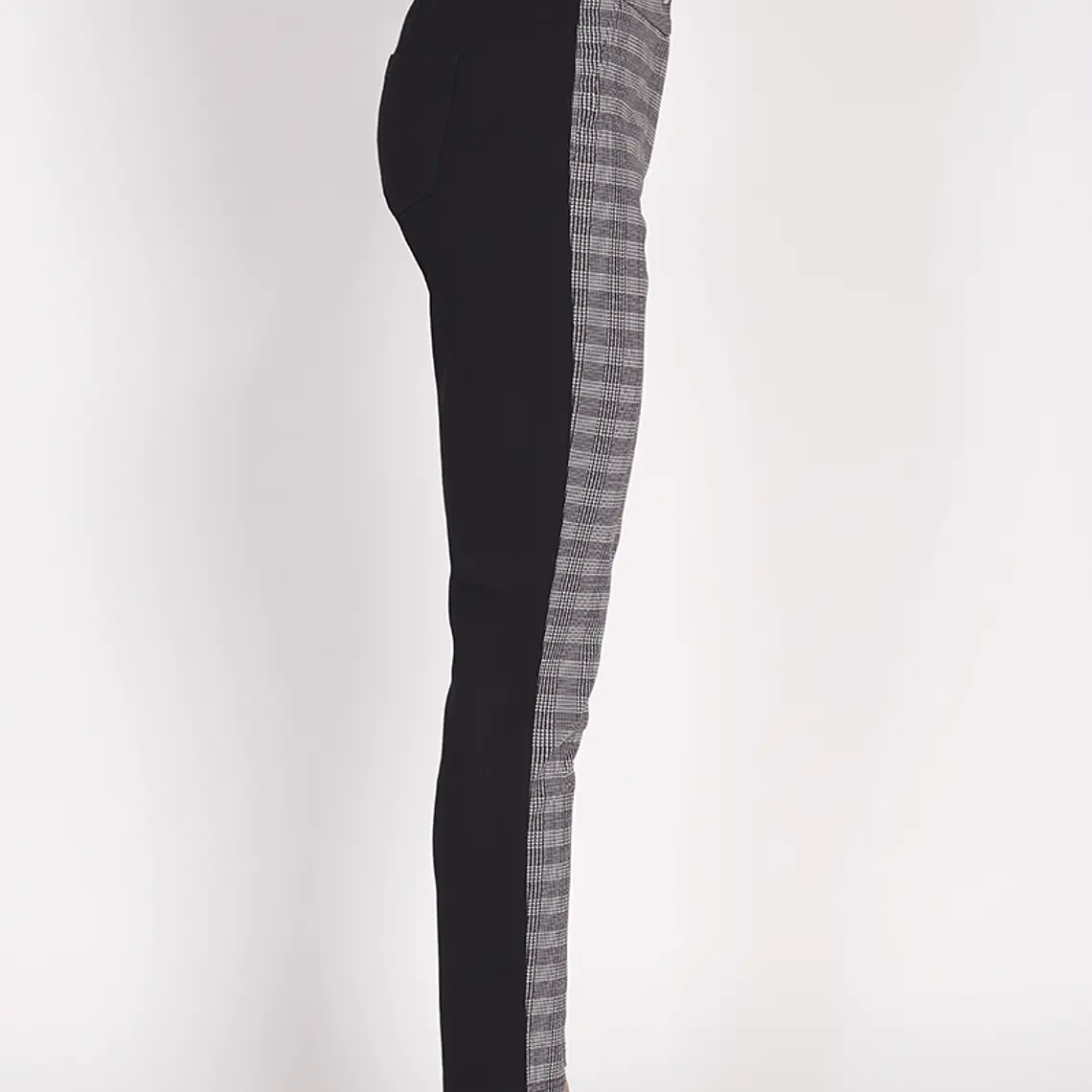 PANTALON PITILLO MIX LISO CUADRILLE NEGRO (TALLAS 36 y 42) 2