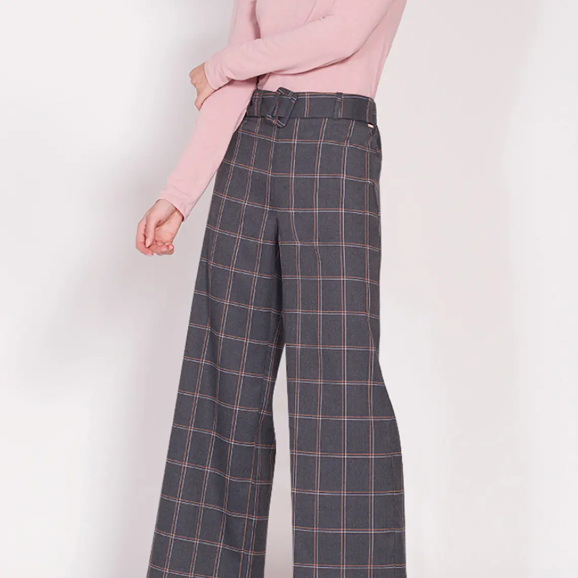 PANTALON ANCHO TIRO ALTO CUADRILLE (TALLAS 38 a 42) 5