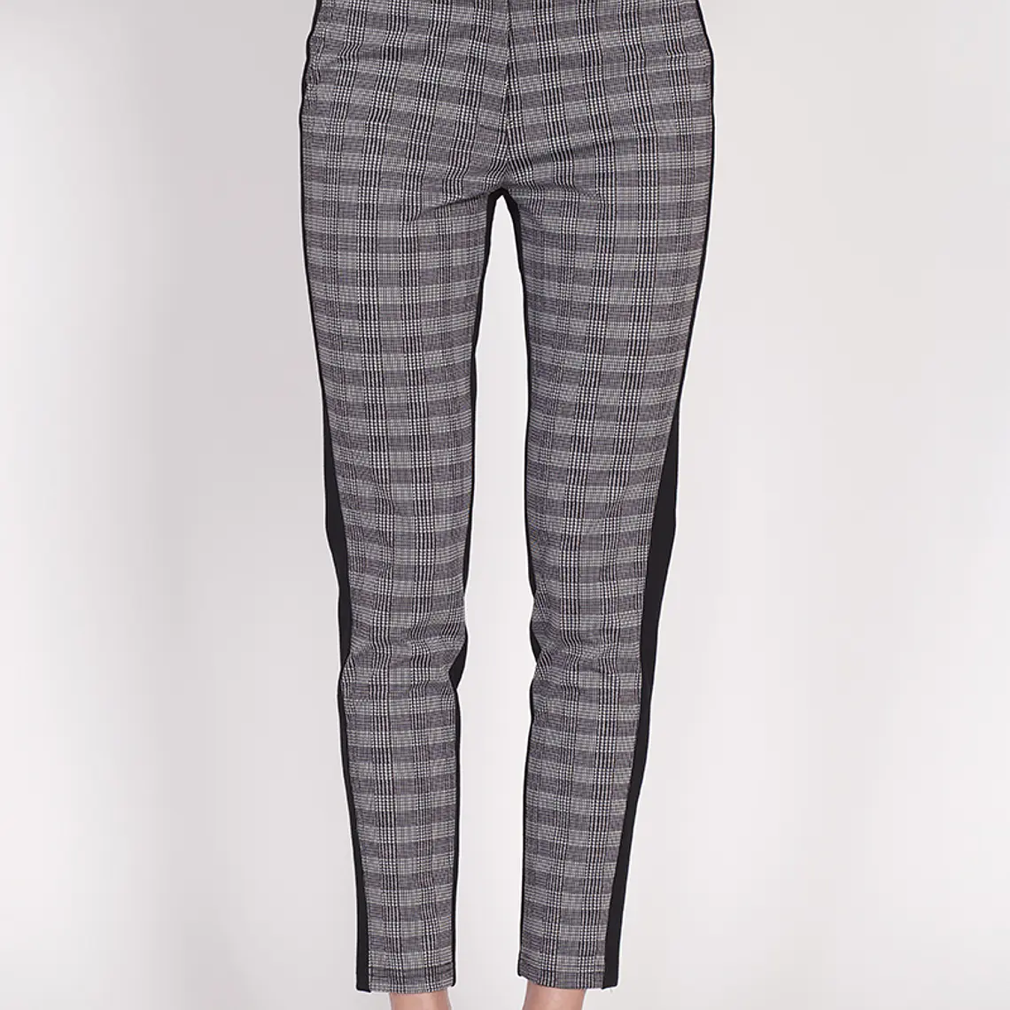 PANTALON PITILLO MIX LISO CUADRILLE NEGRO (TALLAS 36 y 42) 5