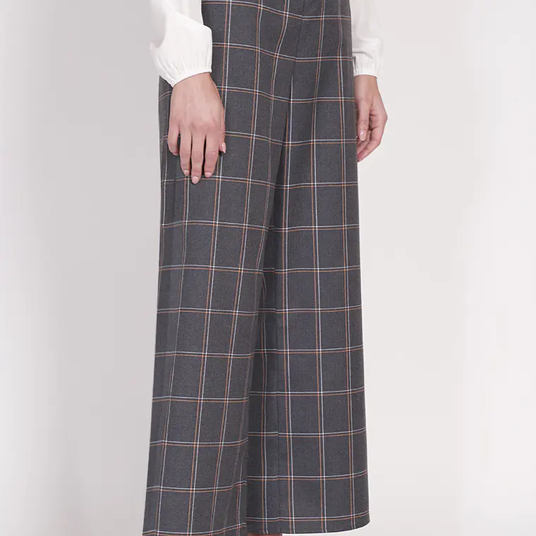 PANTALON ANCHO TIRO ALTO CUADRILLE (TALLAS 38 a 42) 6