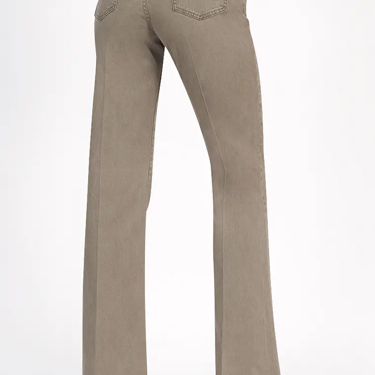 PANTALON RECTO ALGODÓN MODAL BORDADO (TALLA 42) 5
