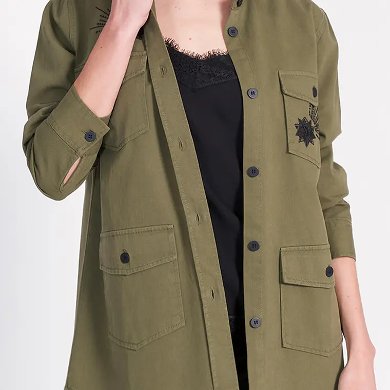 SOBRECAMISA ALGODÓN CARGO MILITAR (TALLA L) 1