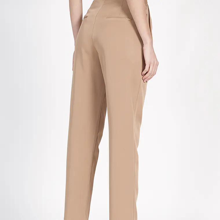 PANTALON SASTRE AMPLIO CAMEL (TALLA 36) 4