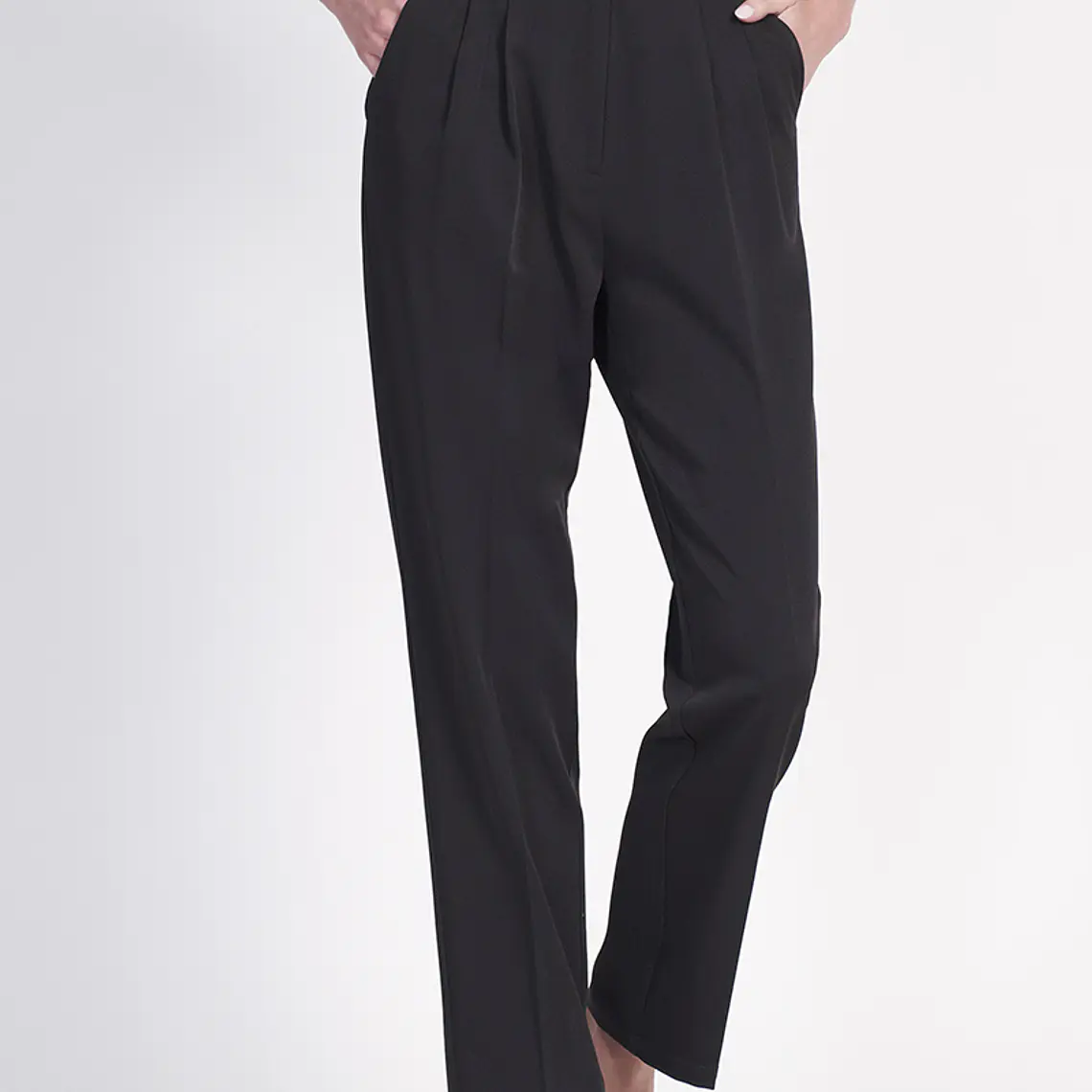 PANTALON SASTRE AMPLIO NEGRO (TALLA 42) 4