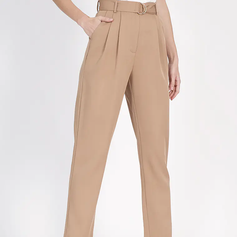 PANTALON SASTRE AMPLIO CAMEL (TALLA 36) 5