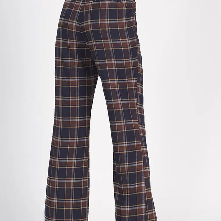 PANTALON FLARE CUADRILLE AZUL (TALLA 38) 5