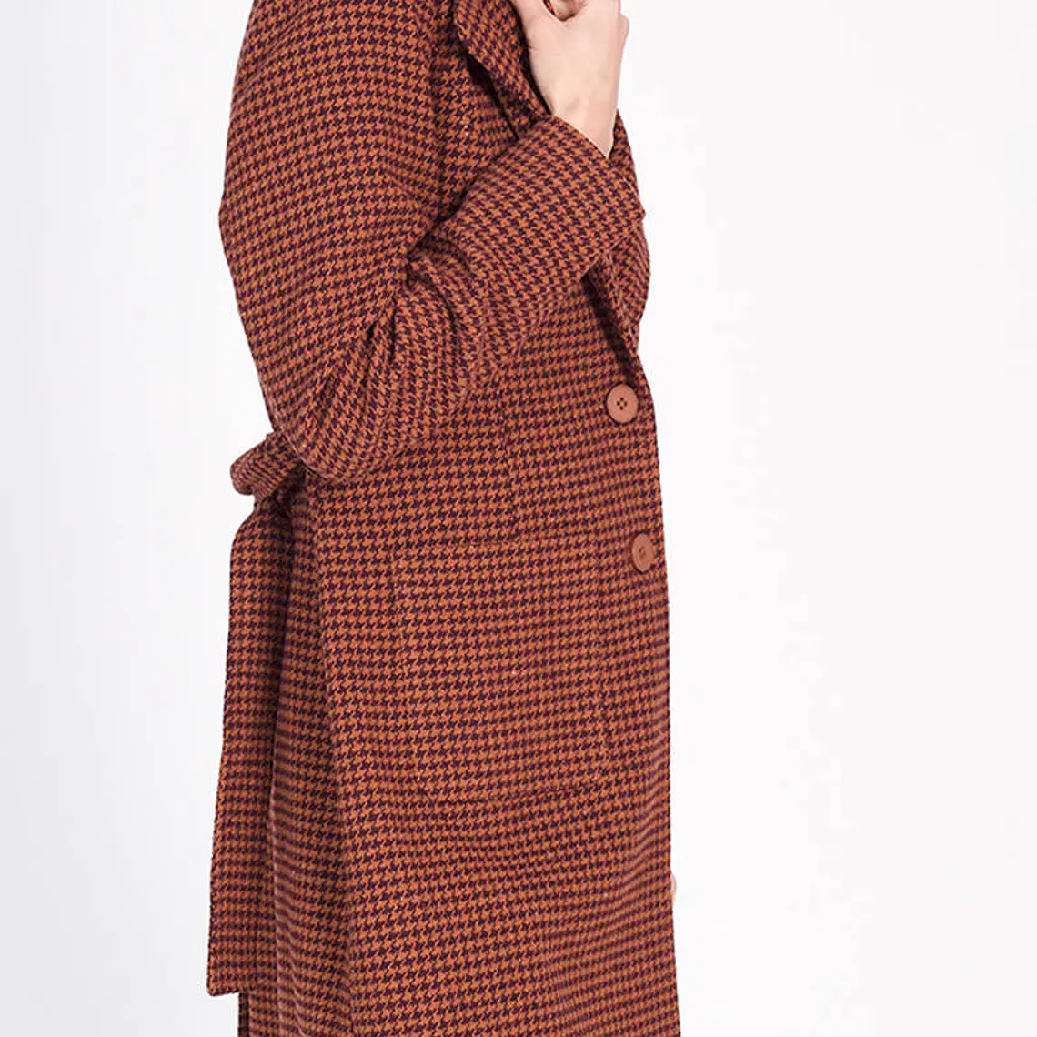 CHAQUETON PIED DE POULE CAFÉ (TALLAS 40 a 44) 2