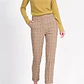 PANTALON PITILLO CON BASTILLA  CUADRILLE BEIGE (TALLA S) - Miniatura 1