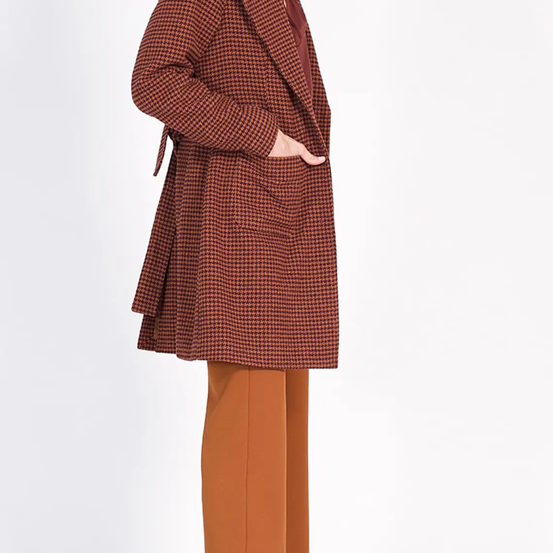 CHAQUETON PIED DE POULE CAFÉ (TALLAS 40 a 44) 3