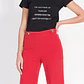 PANTALON ANCHO TIRO ALTO ROJO (TALLA 42) - Miniatura 3