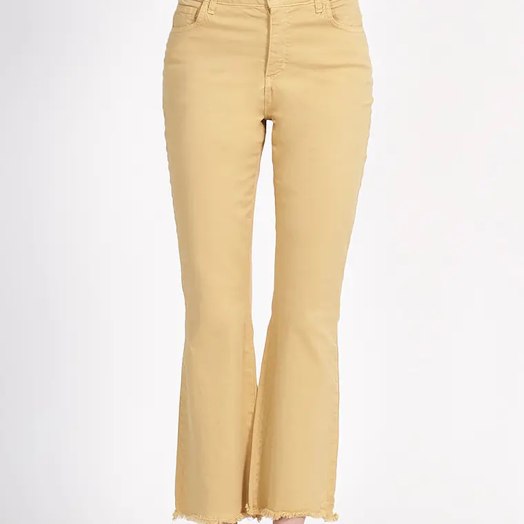 PANTALON FLARE  ALGODÓN PROCESADO (TALLA XL) 3