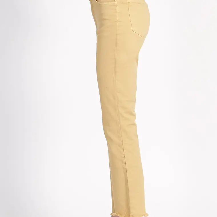 PANTALON FLARE  ALGODÓN PROCESADO (TALLA XL) 4