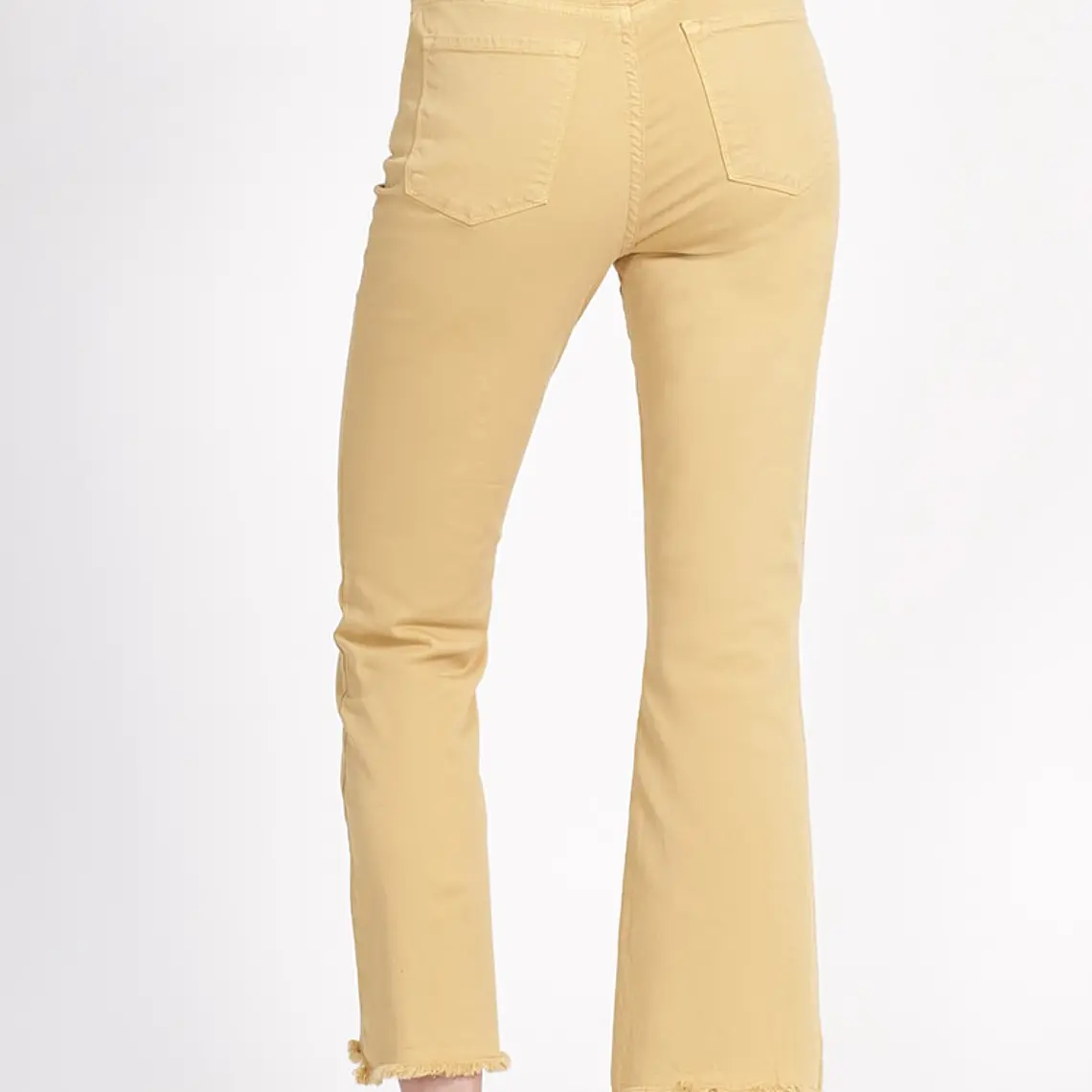 PANTALON FLARE  ALGODÓN PROCESADO (TALLA XL) 5