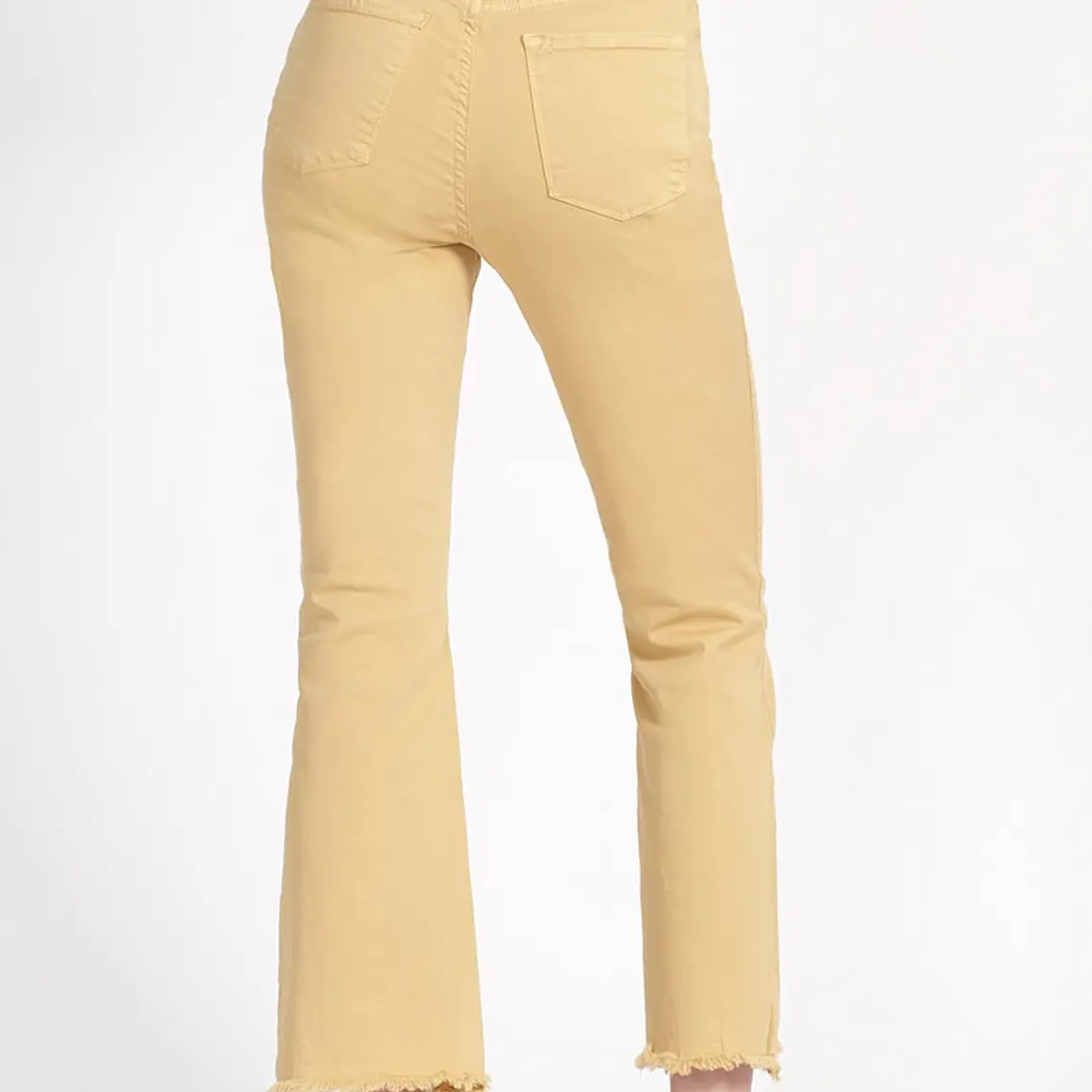 PANTALON FLARE  ALGODÓN PROCESADO (TALLA XL) 6